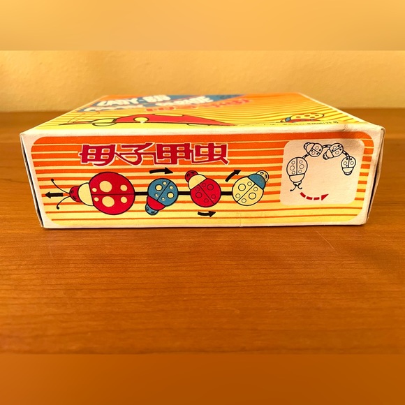 Vintage Tin Toy Lady-Bug Family Parade Wind-Up Collector Toy Blic 1970s - Picture 4 of 14